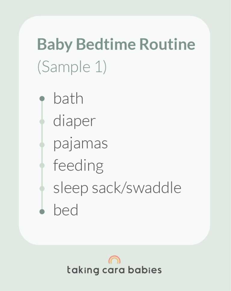 Baby’s Bedtime Routine Taking Cara Babies